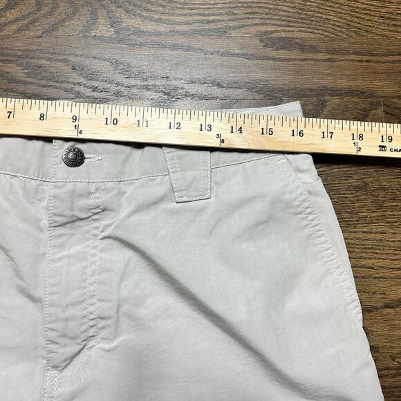 Eddie Bauer Shorts Mens 32 Beige Cargo Hiking Outdoor Utility Mesh Pocket - Picture 7 of 12